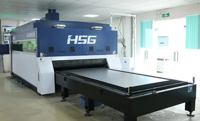 Xinyang automated laser cutting process for network switch steel housing manufacturing